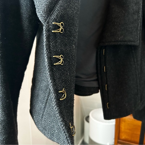 Free People Tweed Wool Blend Coat - Picture 4 of 5